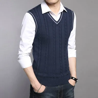 SMF Navigator V-Neck Argyle Vest