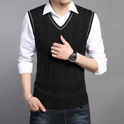 SMF Navigator V-Neck Argyle Vest