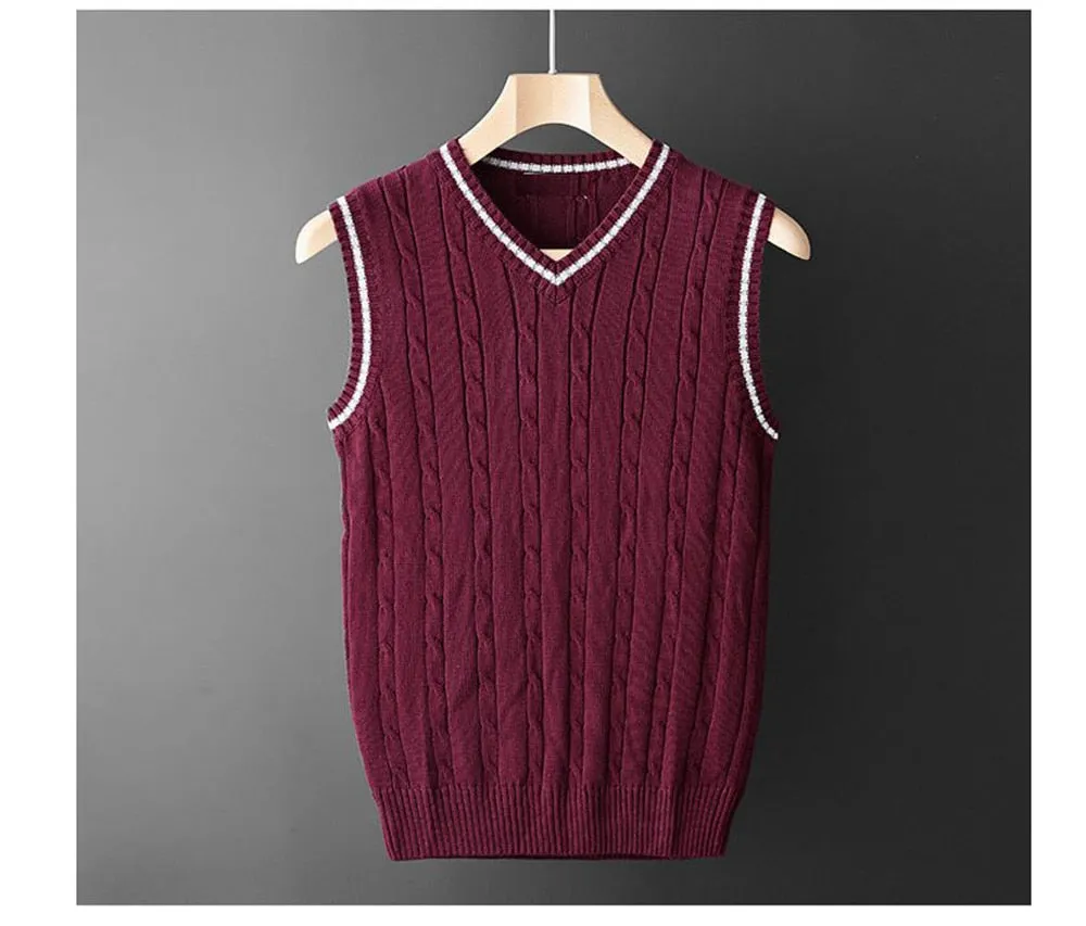 SMF Navigator V-Neck Argyle Vest