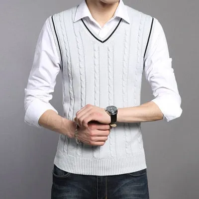 SMF Navigator V-Neck Argyle Vest