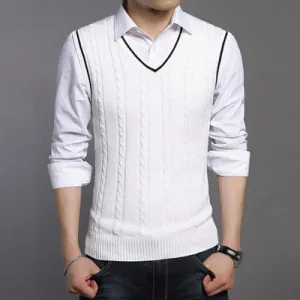 SMF Navigator V-Neck Argyle Vest