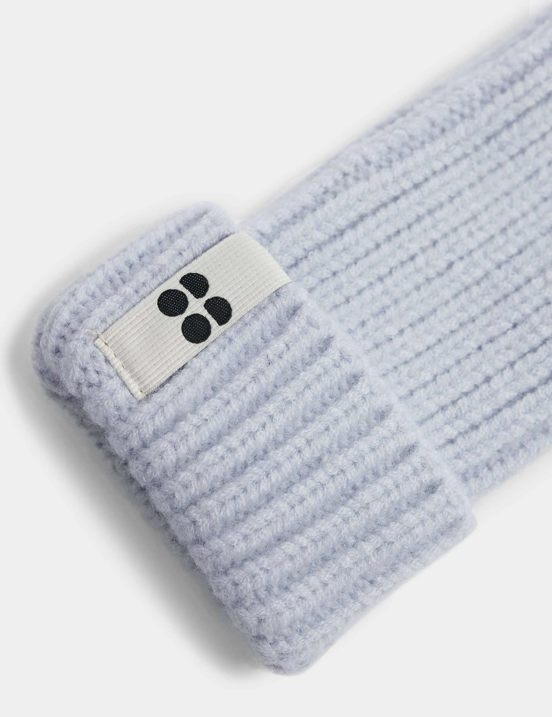Snowfall Knitted Mittens - Salt Blue