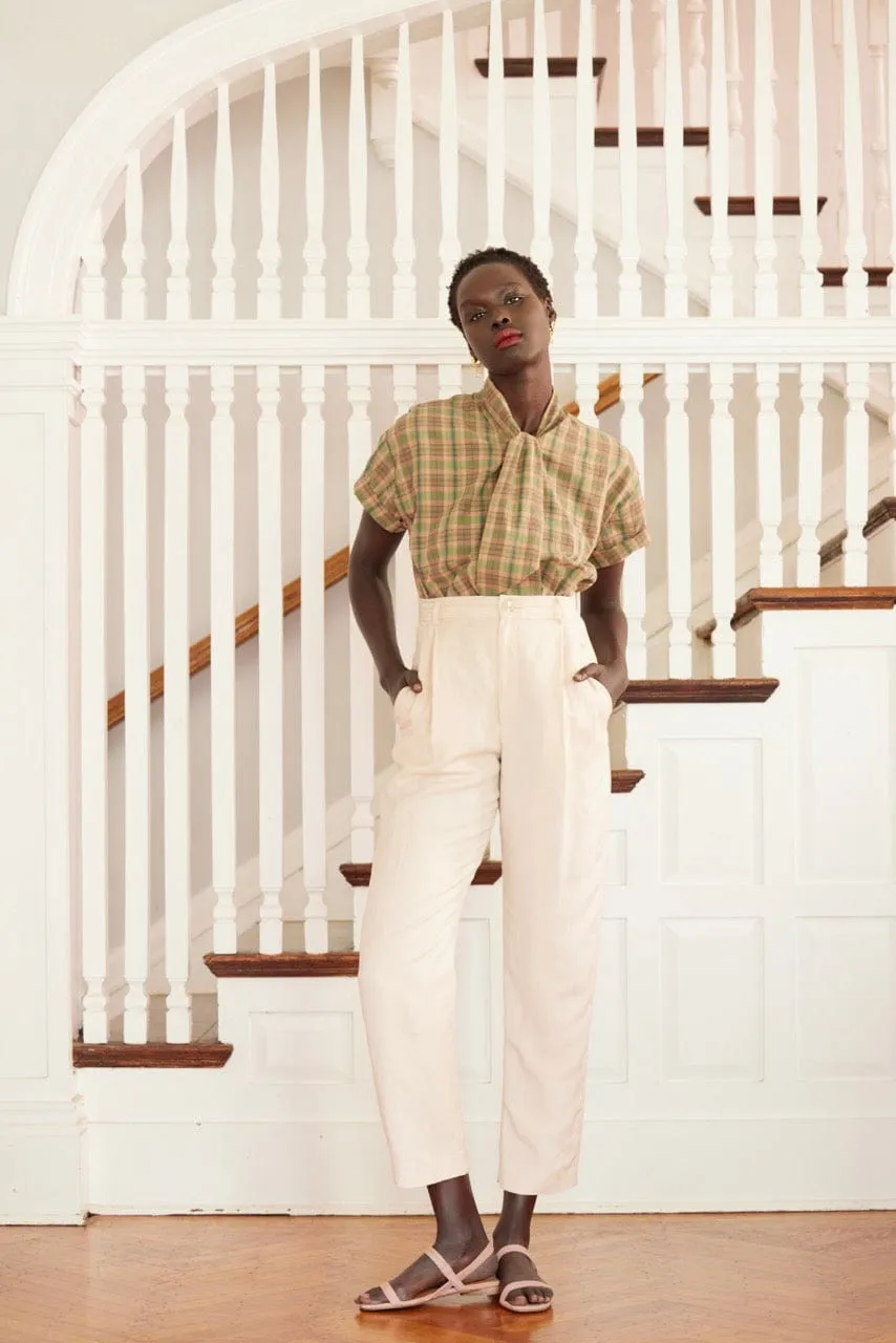 Sophia Pant in Linen Blend