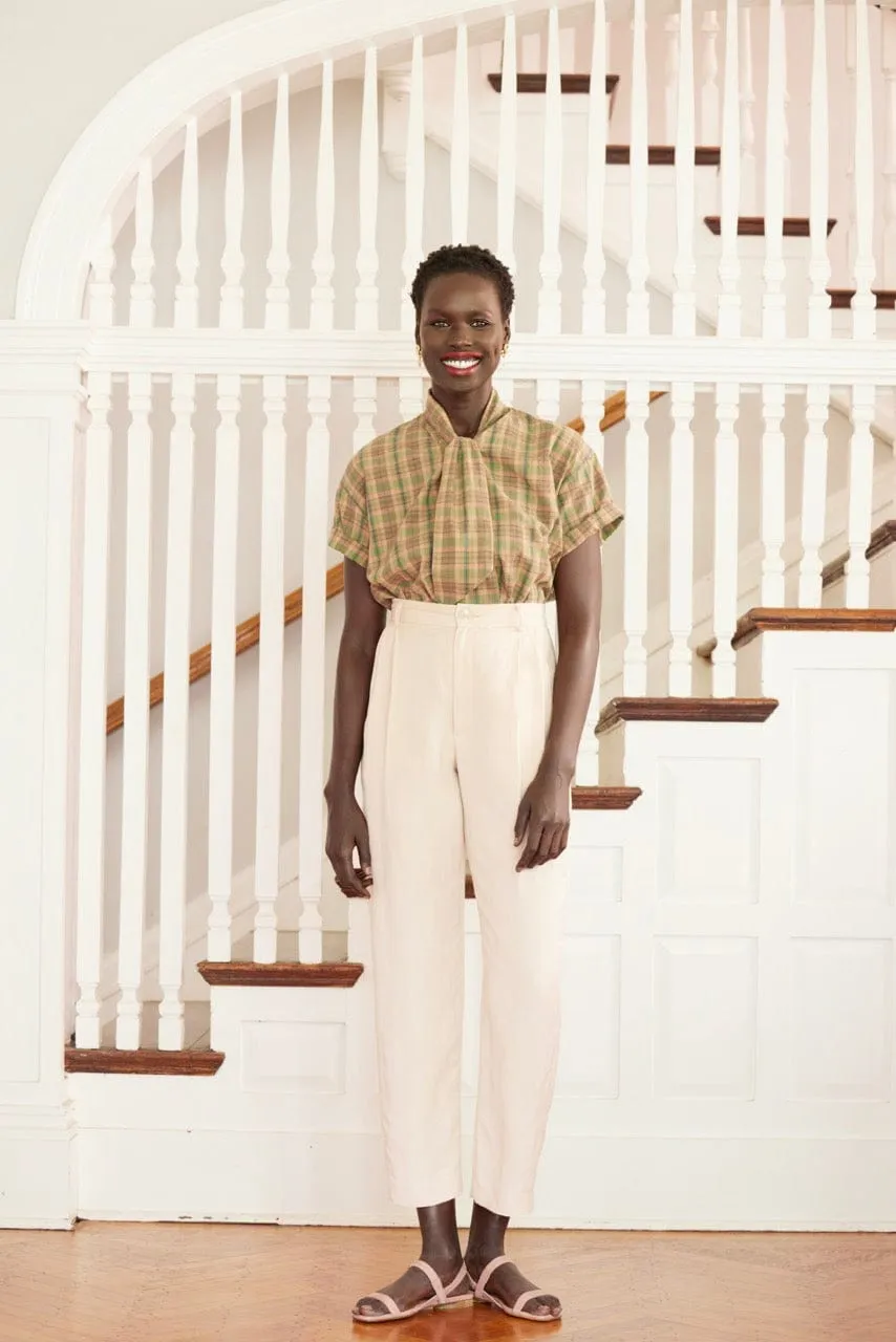 Sophia Pant in Linen Blend