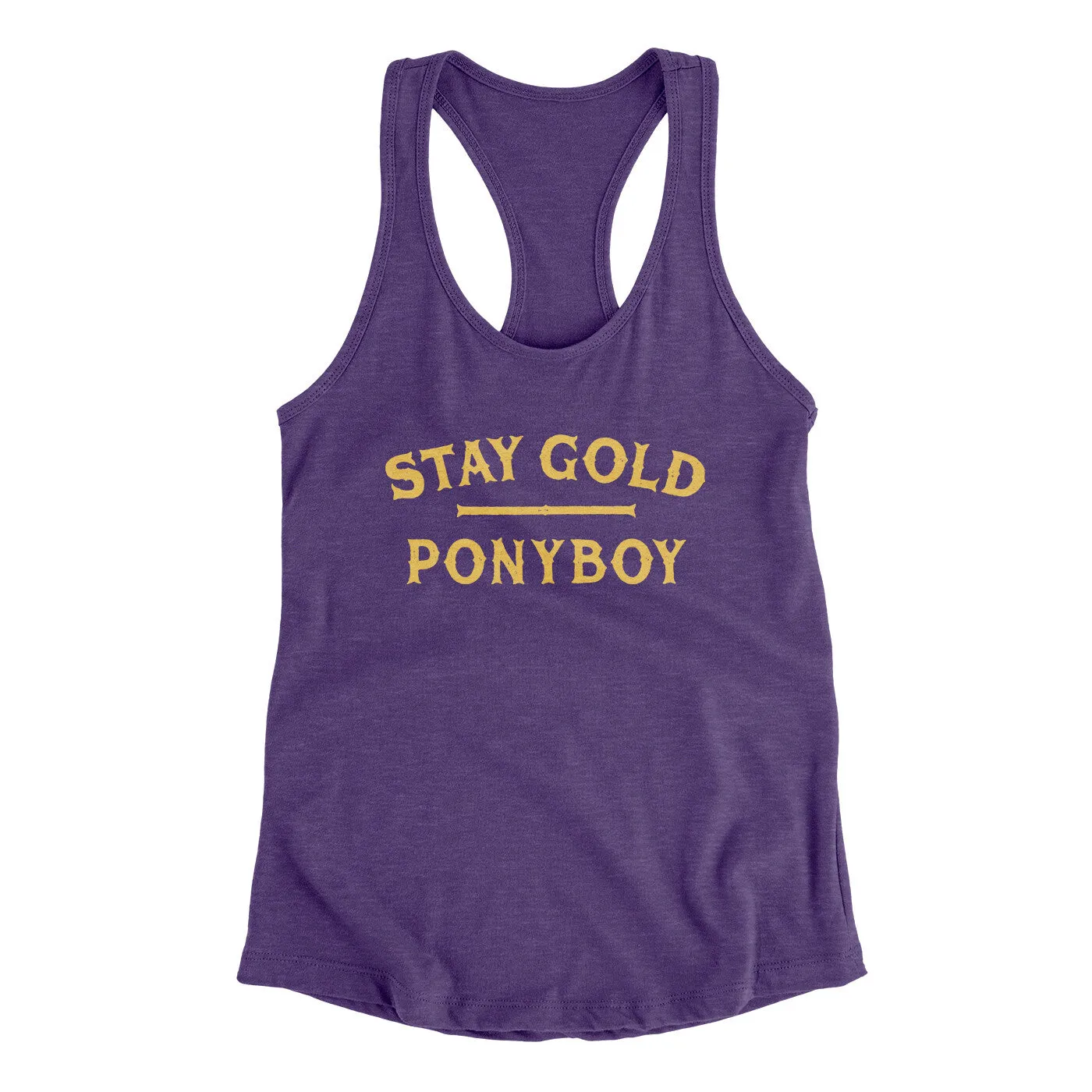 Stay Gold Ponyboy Women's Racerback Tank