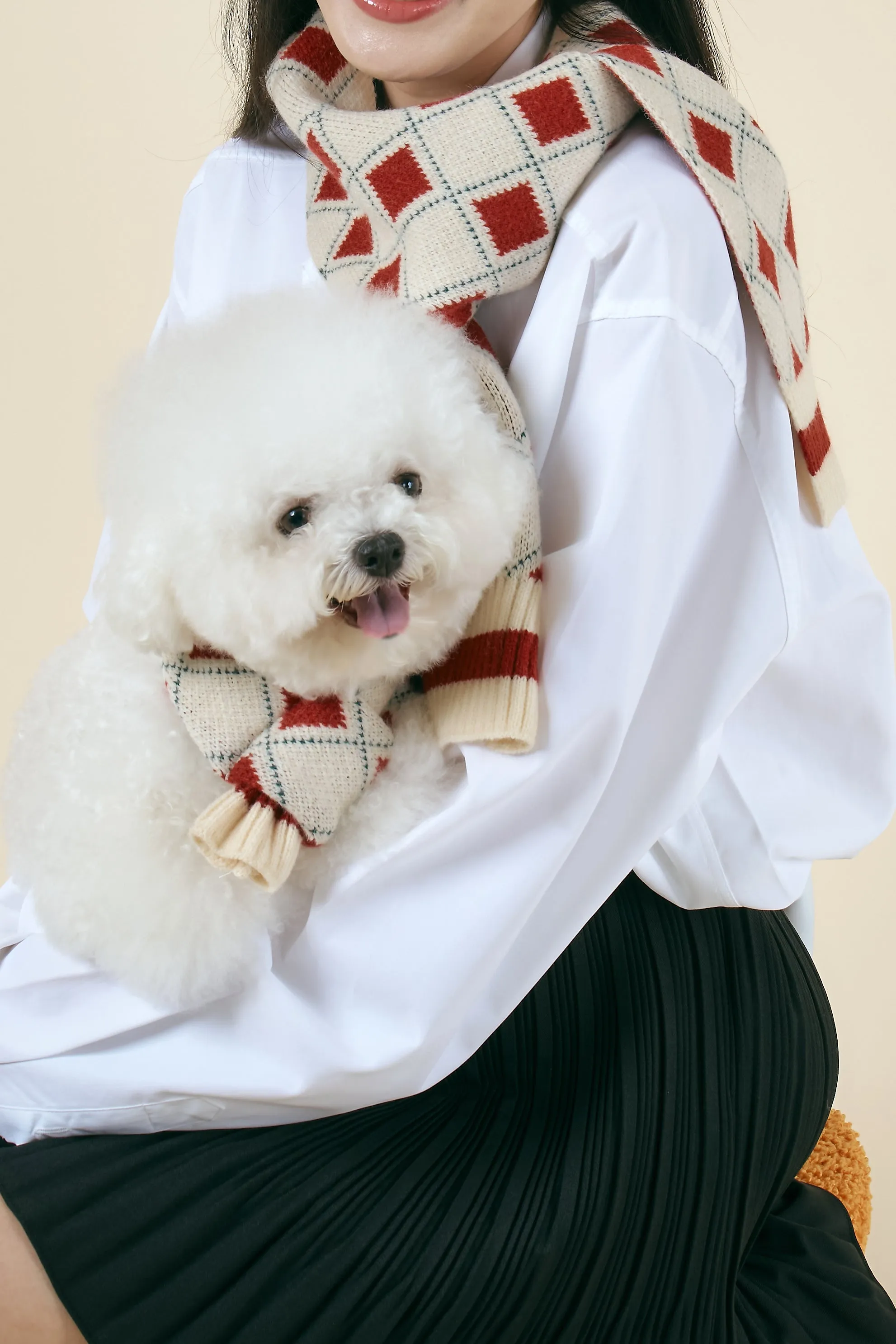 [STORETS X COSONNE] Knitted Pet Neck Scarf(for pet)