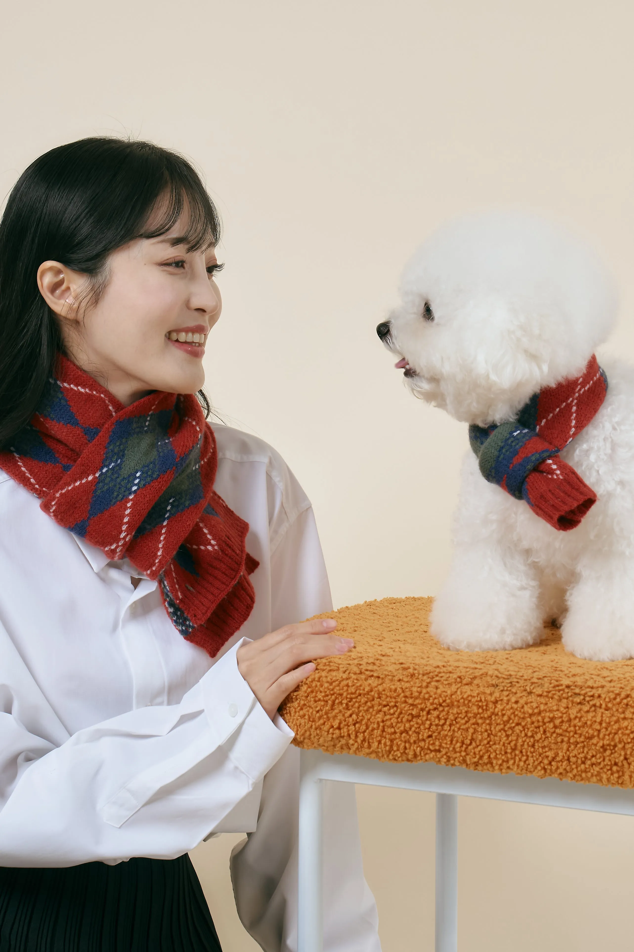 [STORETS X COSONNE] Knitted Pet Neck Scarf(for pet)