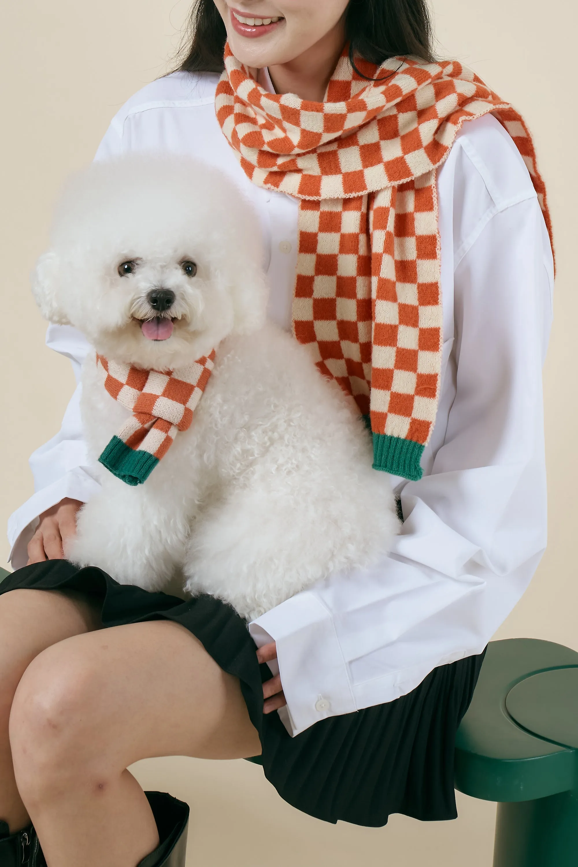 [STORETS X COSONNE] Knitted Pet Neck Scarf(for pet)