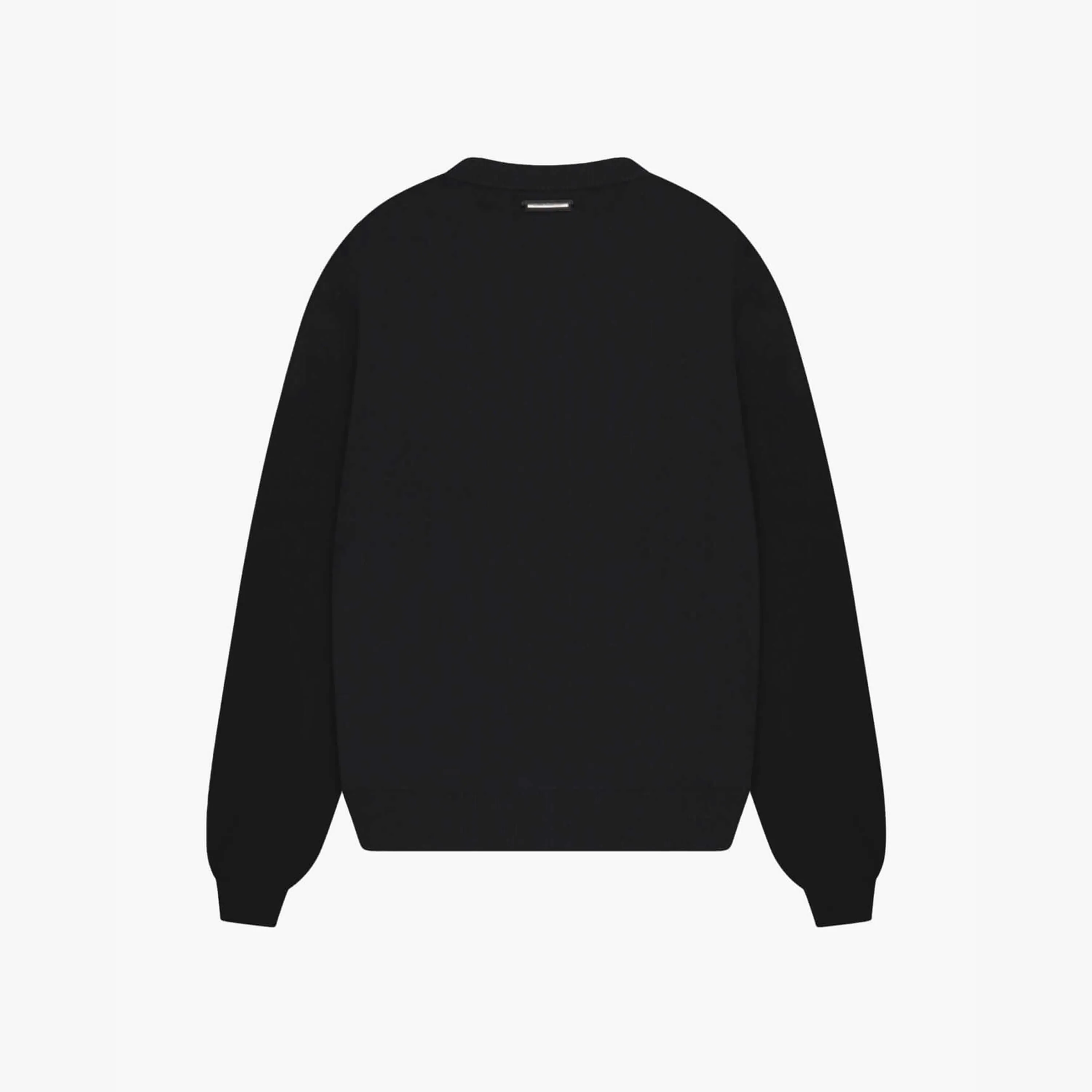 STUDIOS KNITTED CREWNECK | BLACK/WHITE