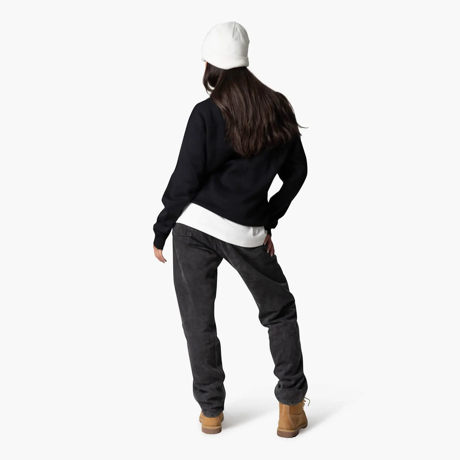 STUDIOS KNITTED CREWNECK | BLACK/WHITE