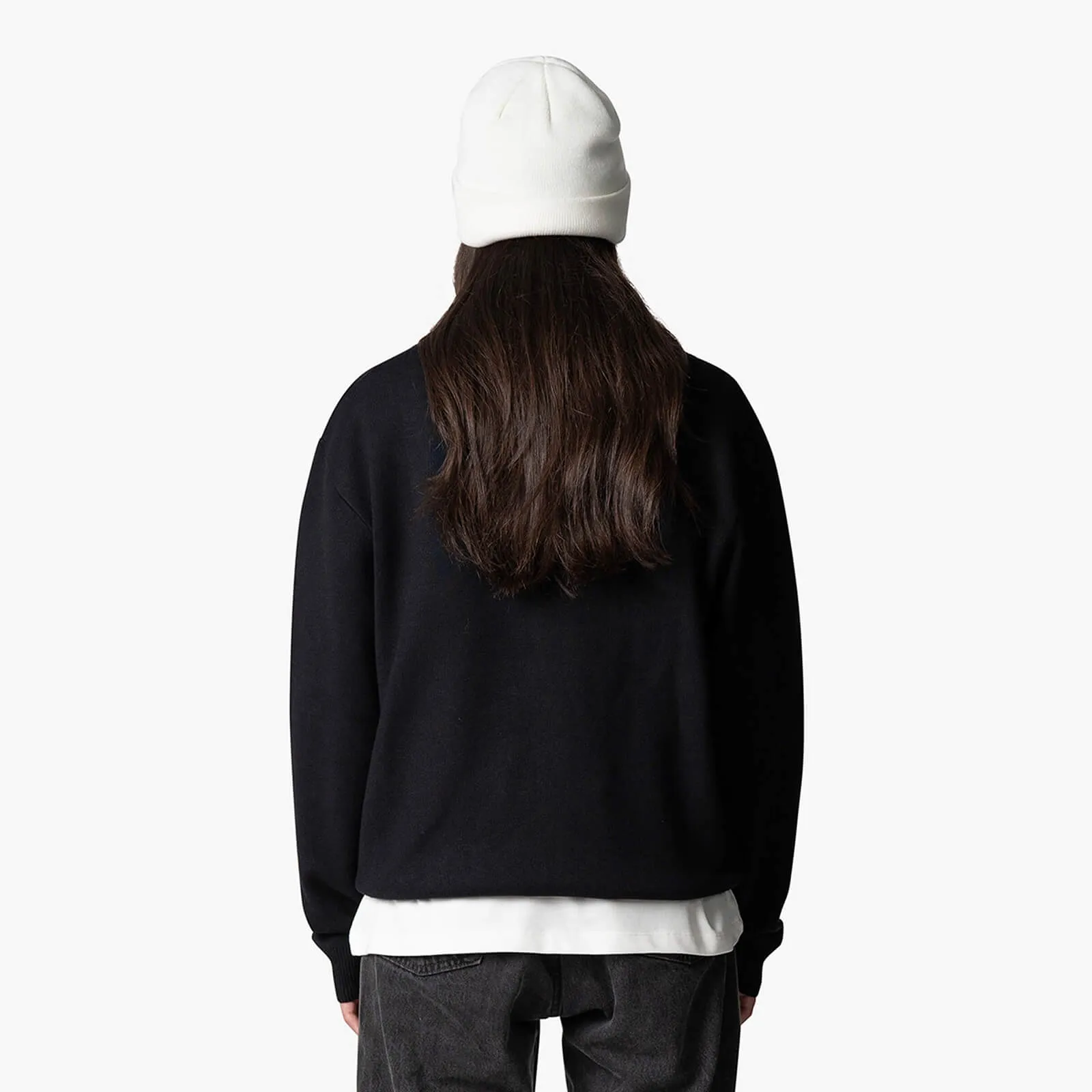 STUDIOS KNITTED CREWNECK | BLACK/WHITE