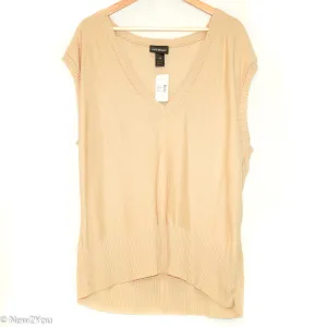 Tan Vest (Lane Bryant)