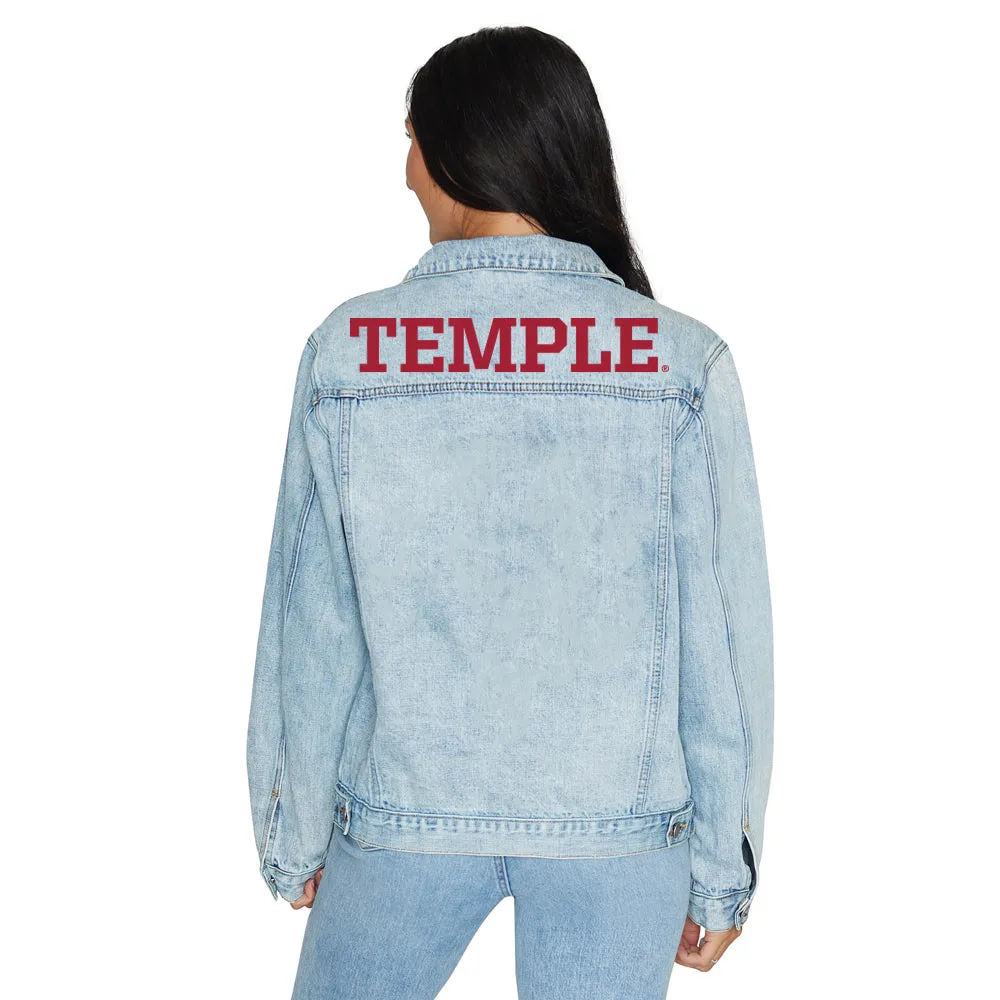 Temple Owls Denim Jacket
