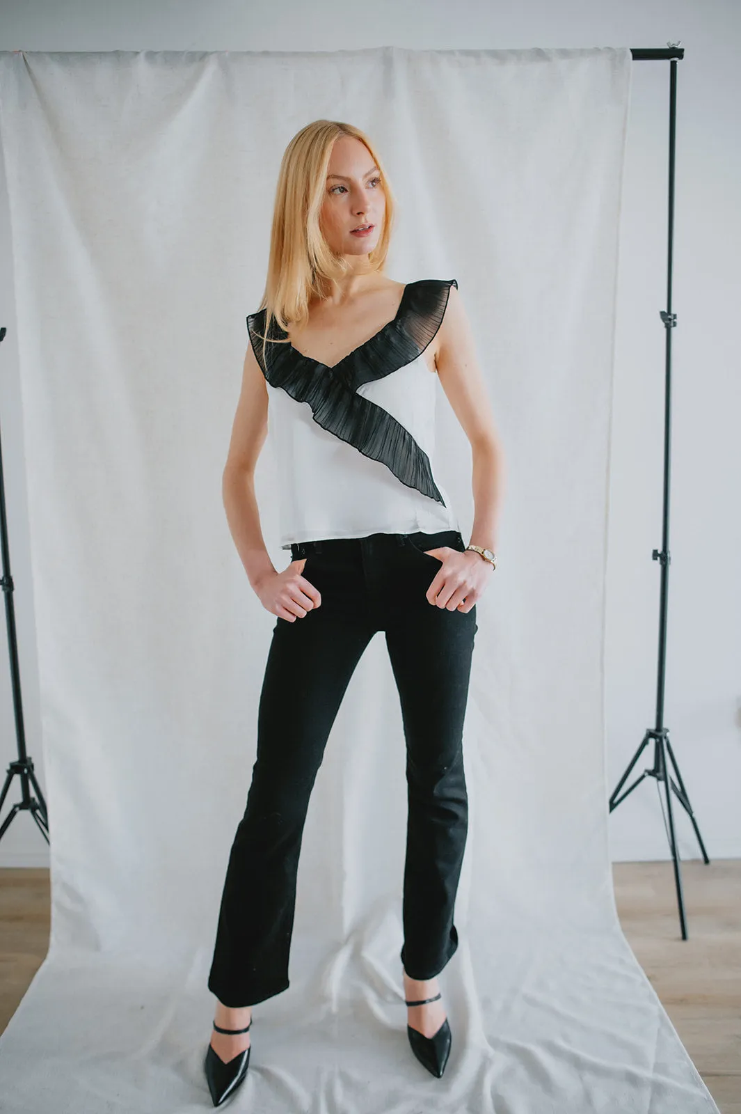 The Cover Girl Mid Rise Bootcut Denim by Daze Denim - After Party