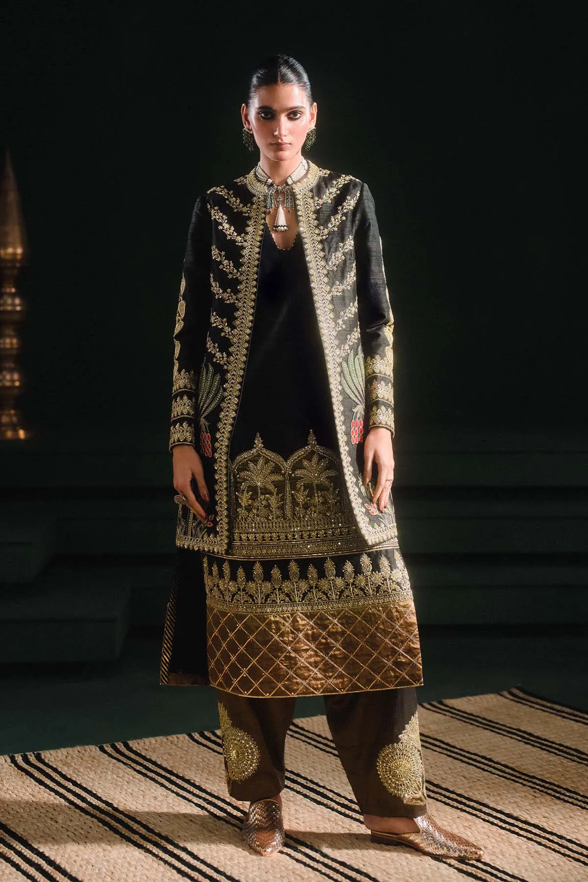 The Kala Khatta Salwar Set[without jacket]