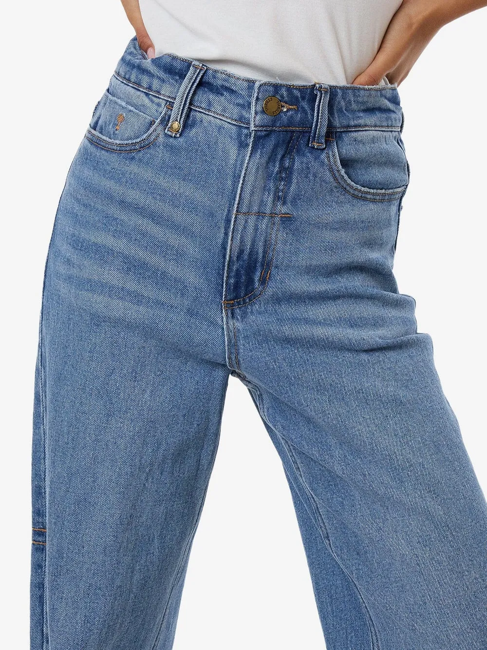 THRILLS HOLLY STRETCH JEAN - DARK DUST BLUE