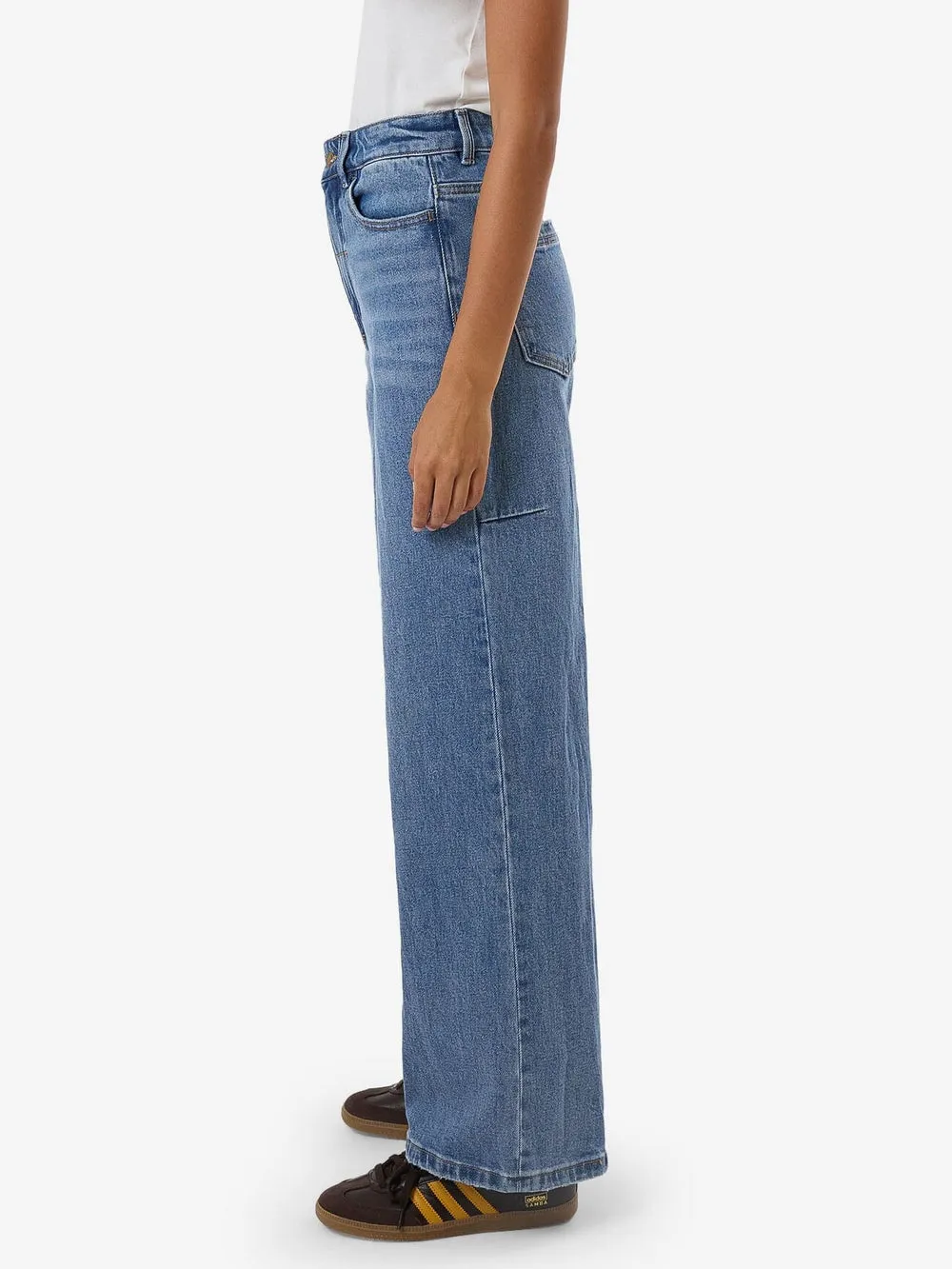 THRILLS HOLLY STRETCH JEAN - DARK DUST BLUE