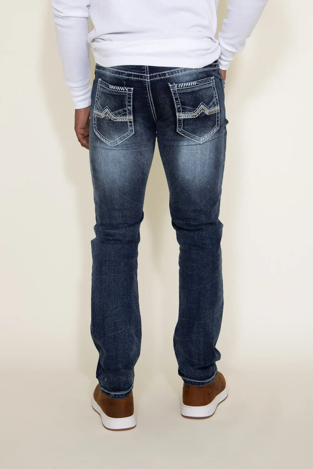 True Luck Baker Straight Jeans for Men | TL19350401