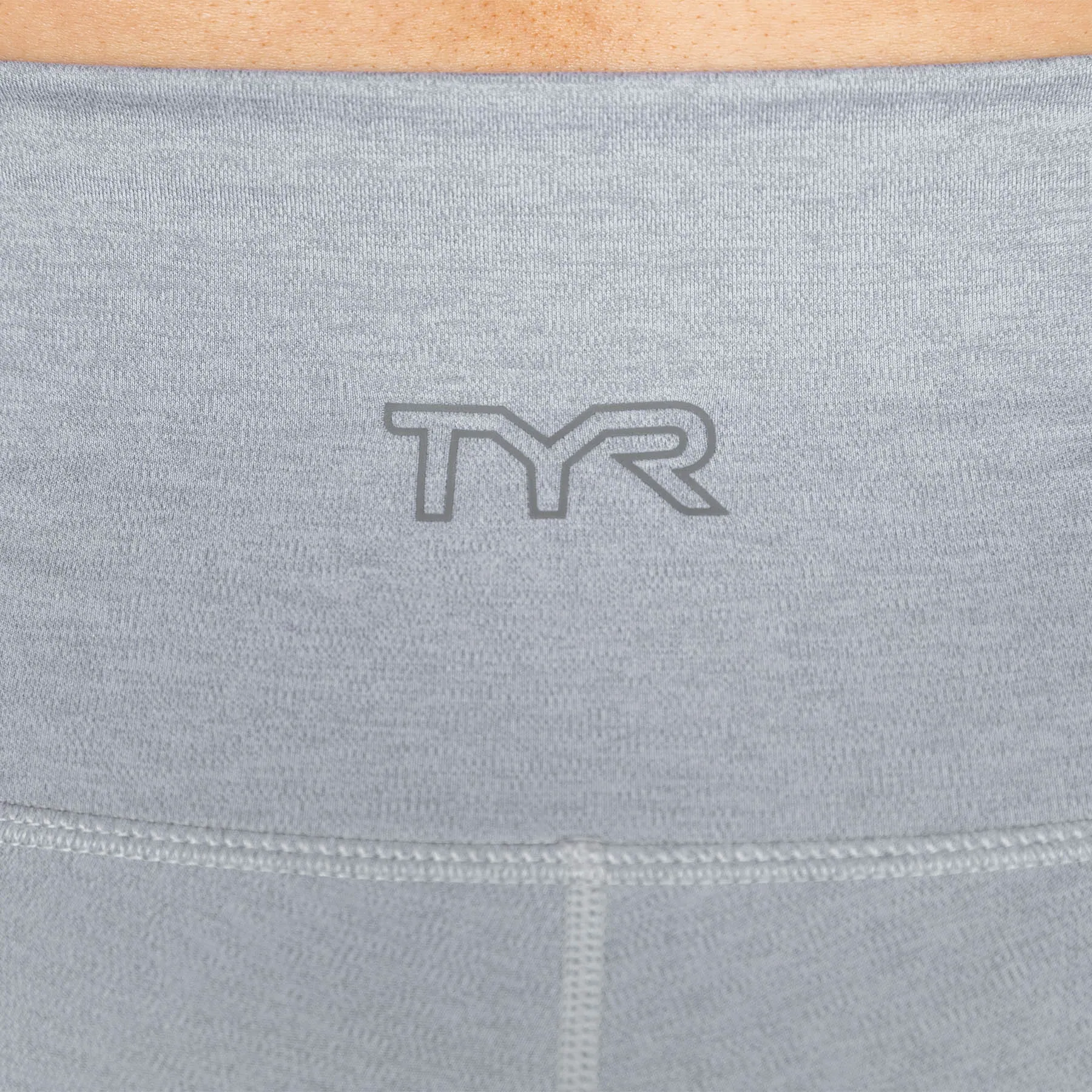 TYR - WOMEN'S BASE KINETIC HIGH RISE SHORTS 2" - LIGHT HEATHER GREY