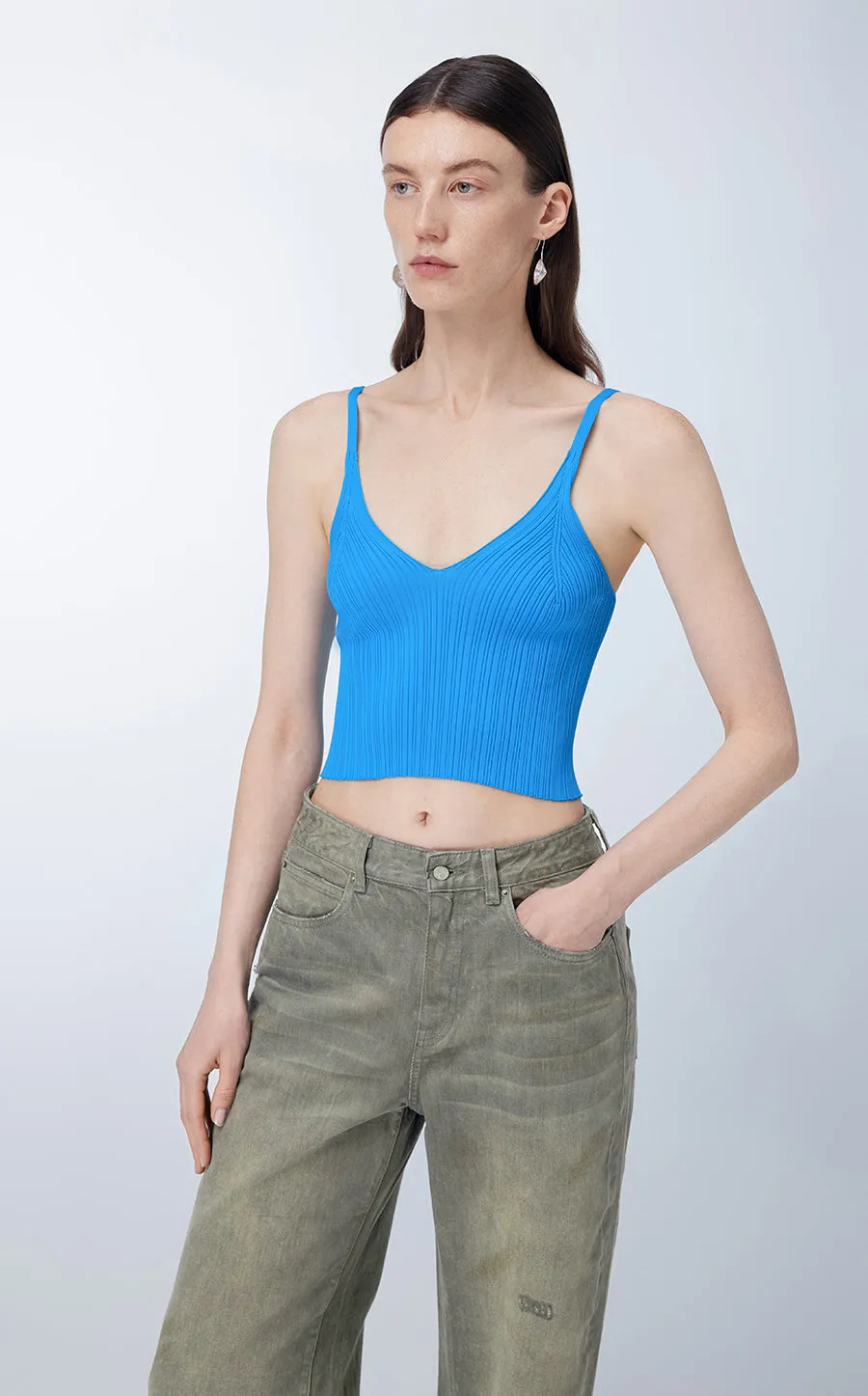Vest/JNBY V-necked Slim Fit Knit  Vest