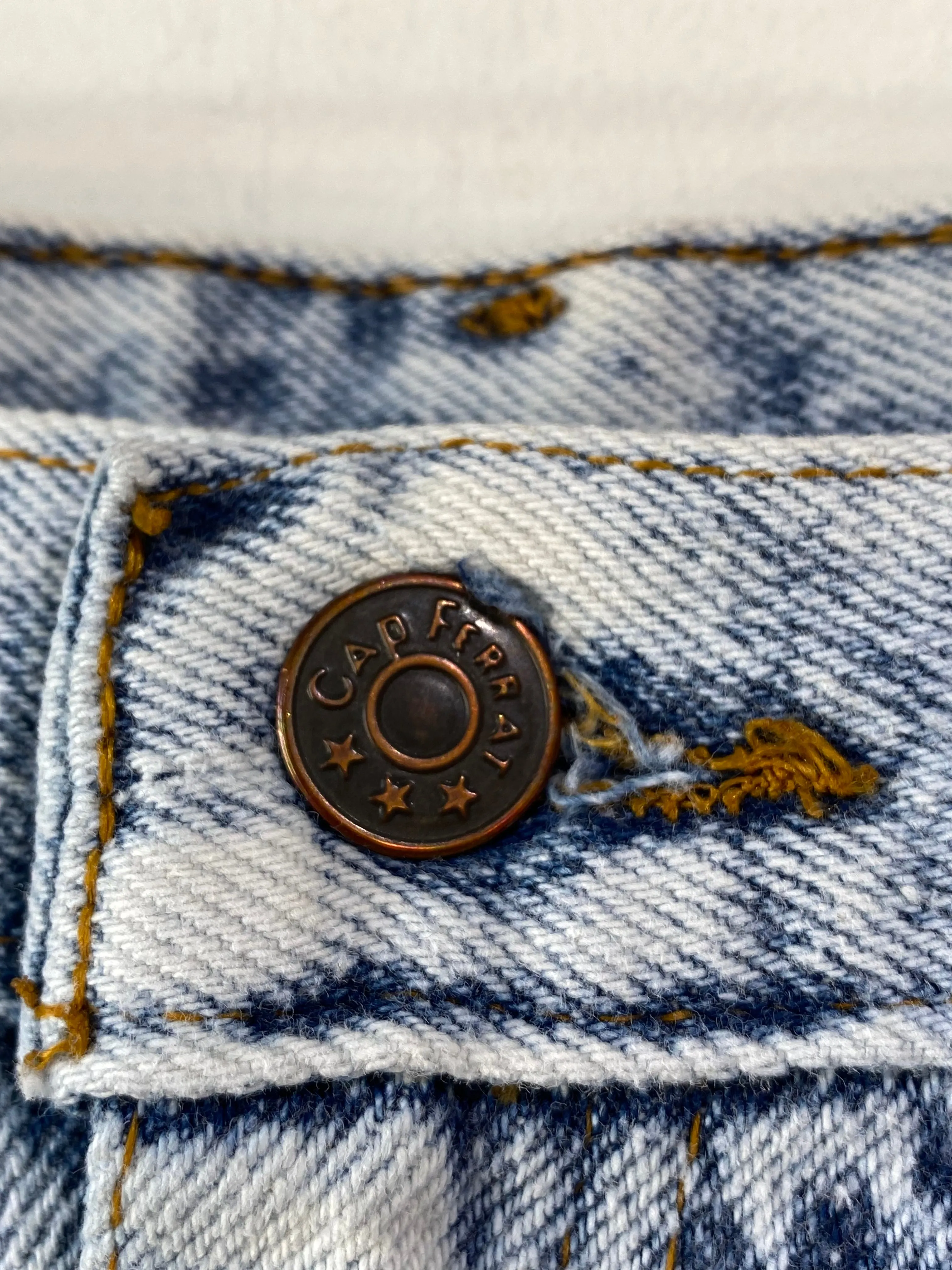 Vintage Cap Ferrat Acid Wash Jeans