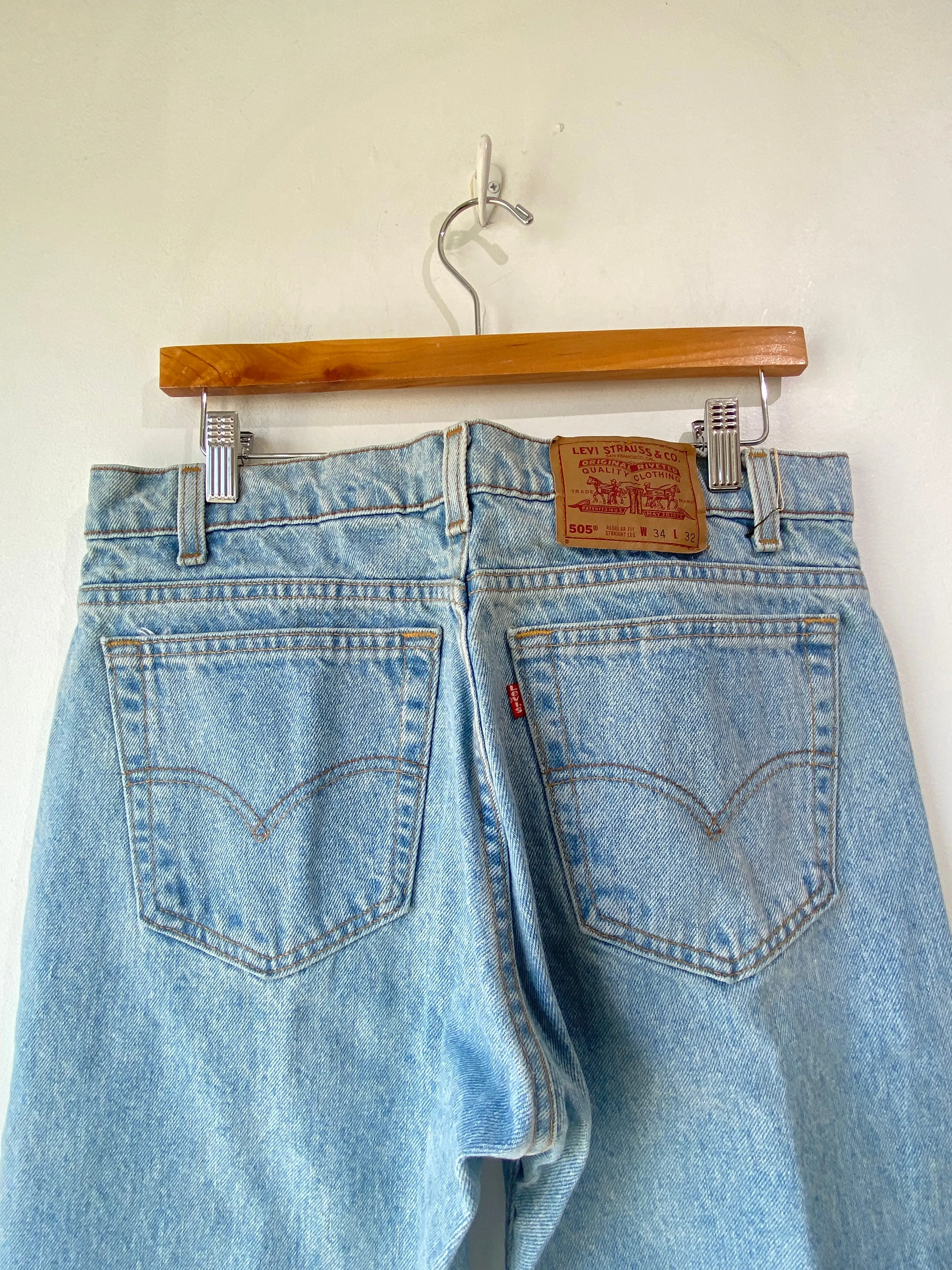 Vintage Levi's 505 Light Wash Jeans