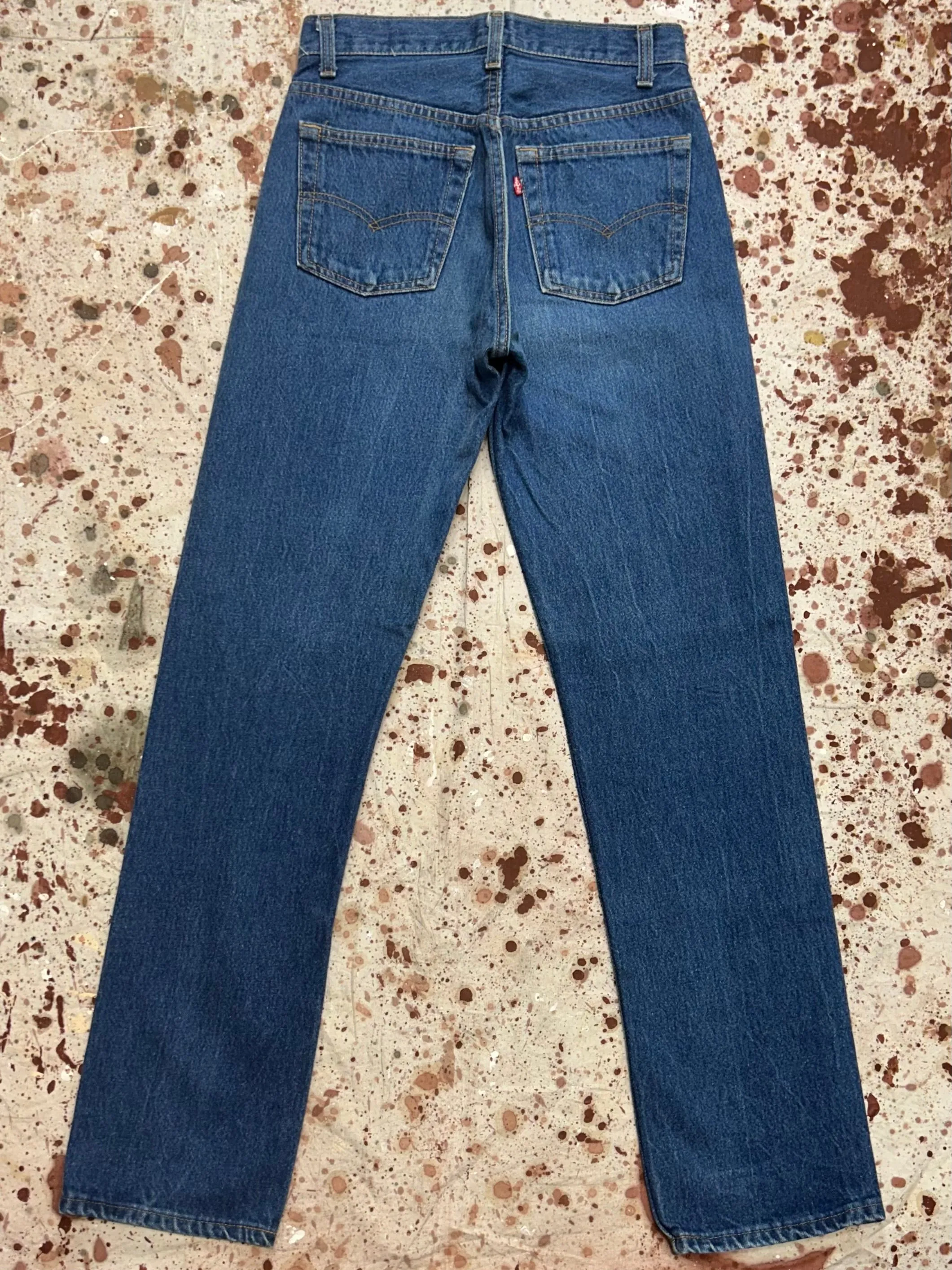 Vintage USA Levi's 501 Dark Wash Denim Jeans (JYJ0924-275)