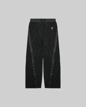 W KOBE PLEATED TEAR AWAY PANTS "BLACK/WHITE"