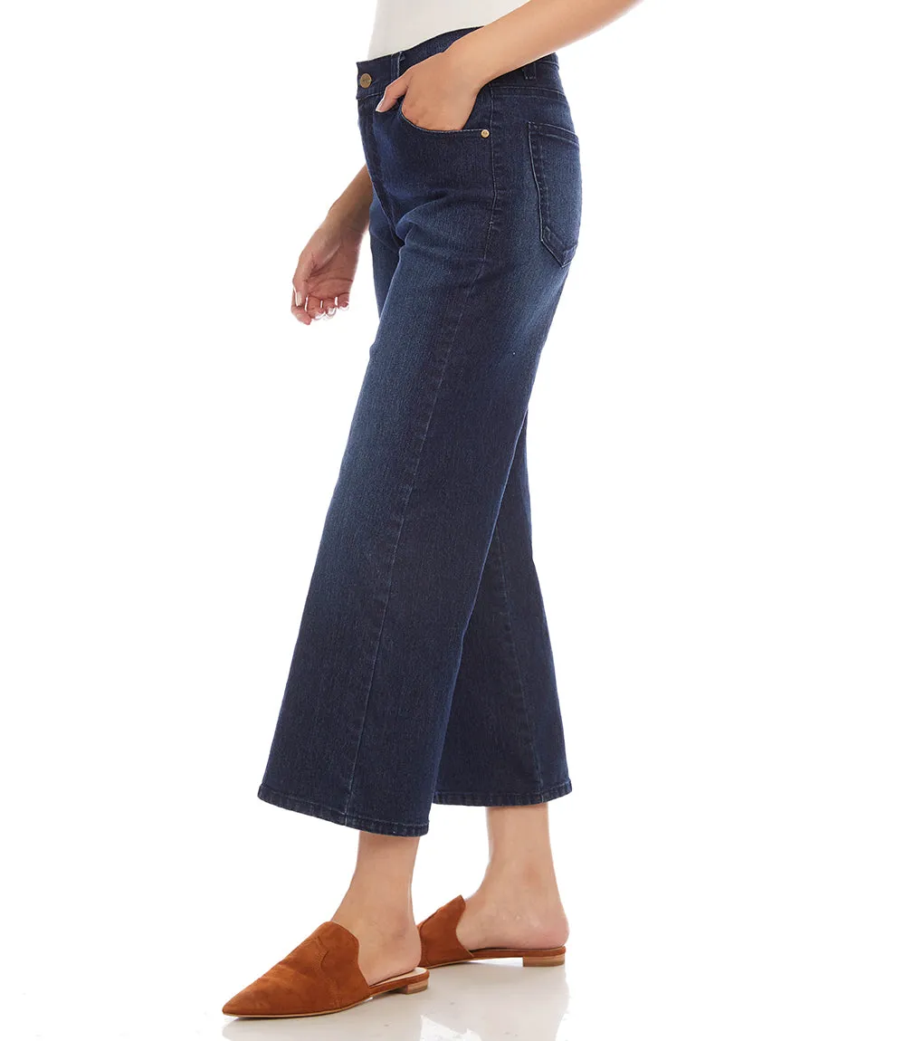 Wide Leg Cropped Jeans