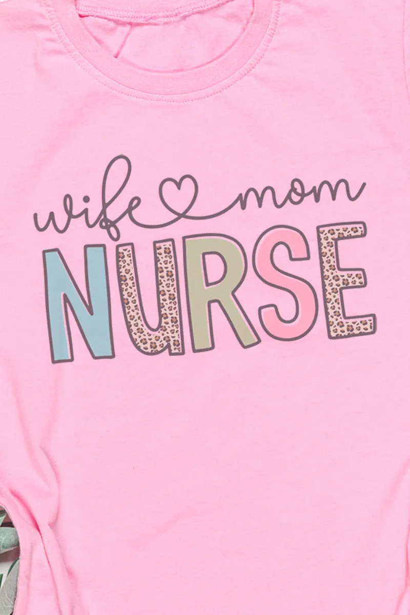 Wife Mom Nurse Dri-Power 50/50 Tee