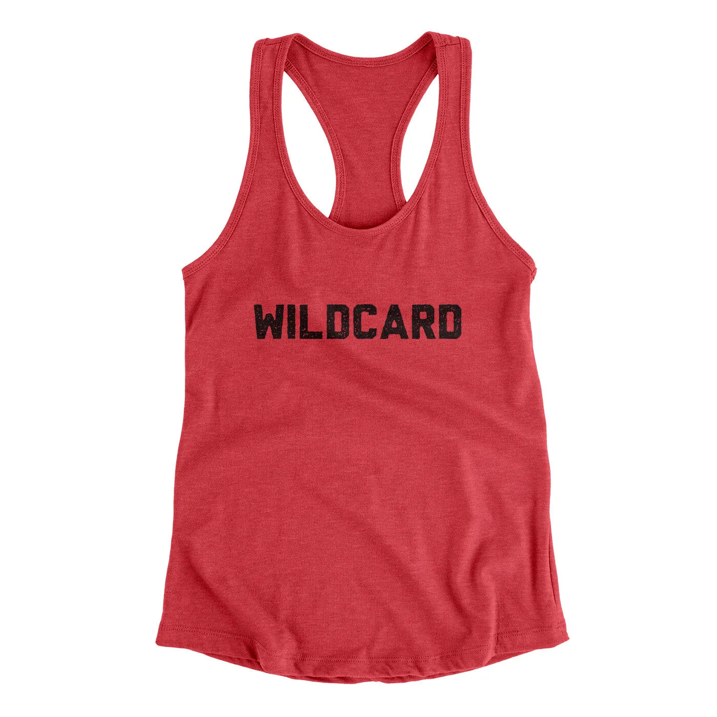 Wildcard Funny Women's Racerback Tank