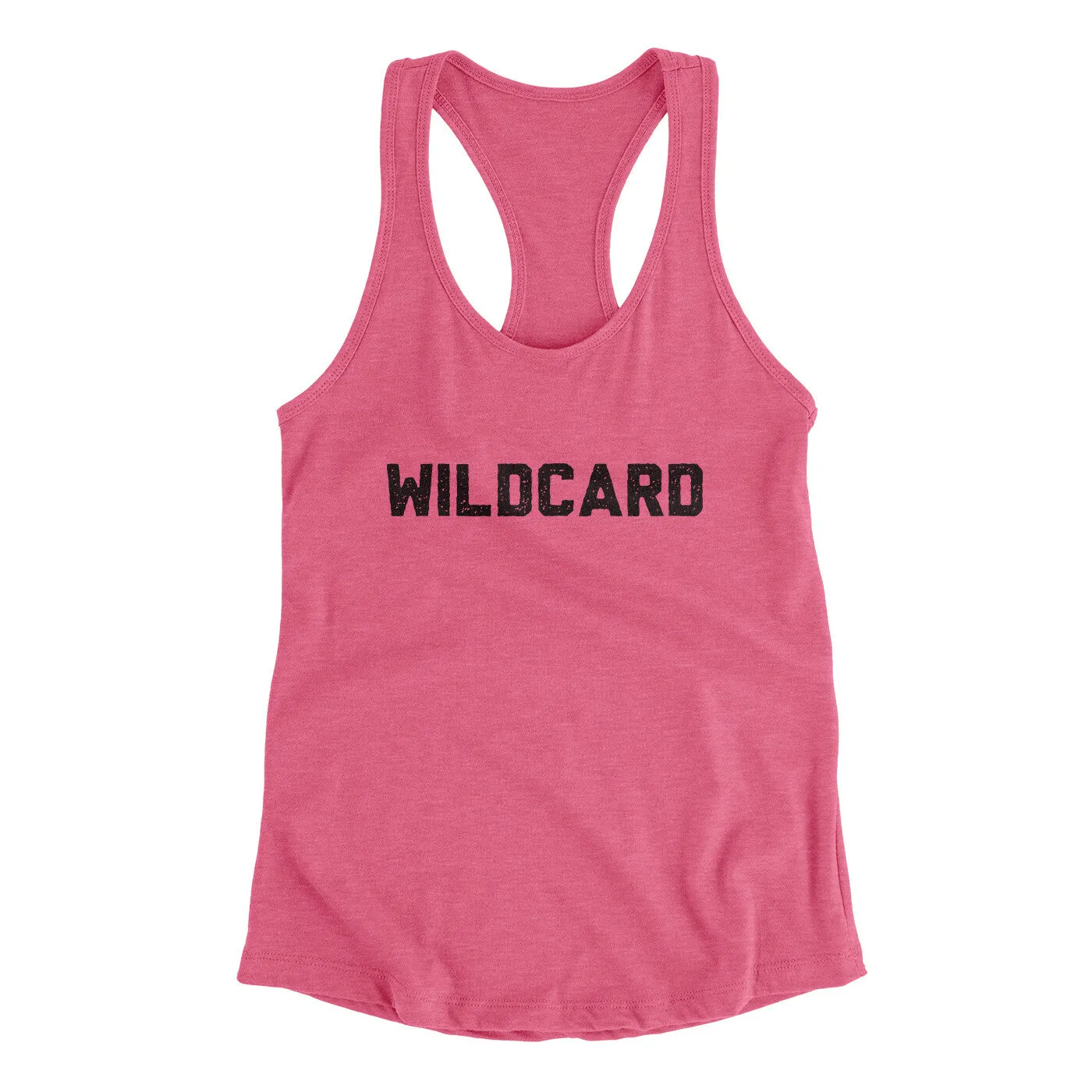 Wildcard Funny Women's Racerback Tank