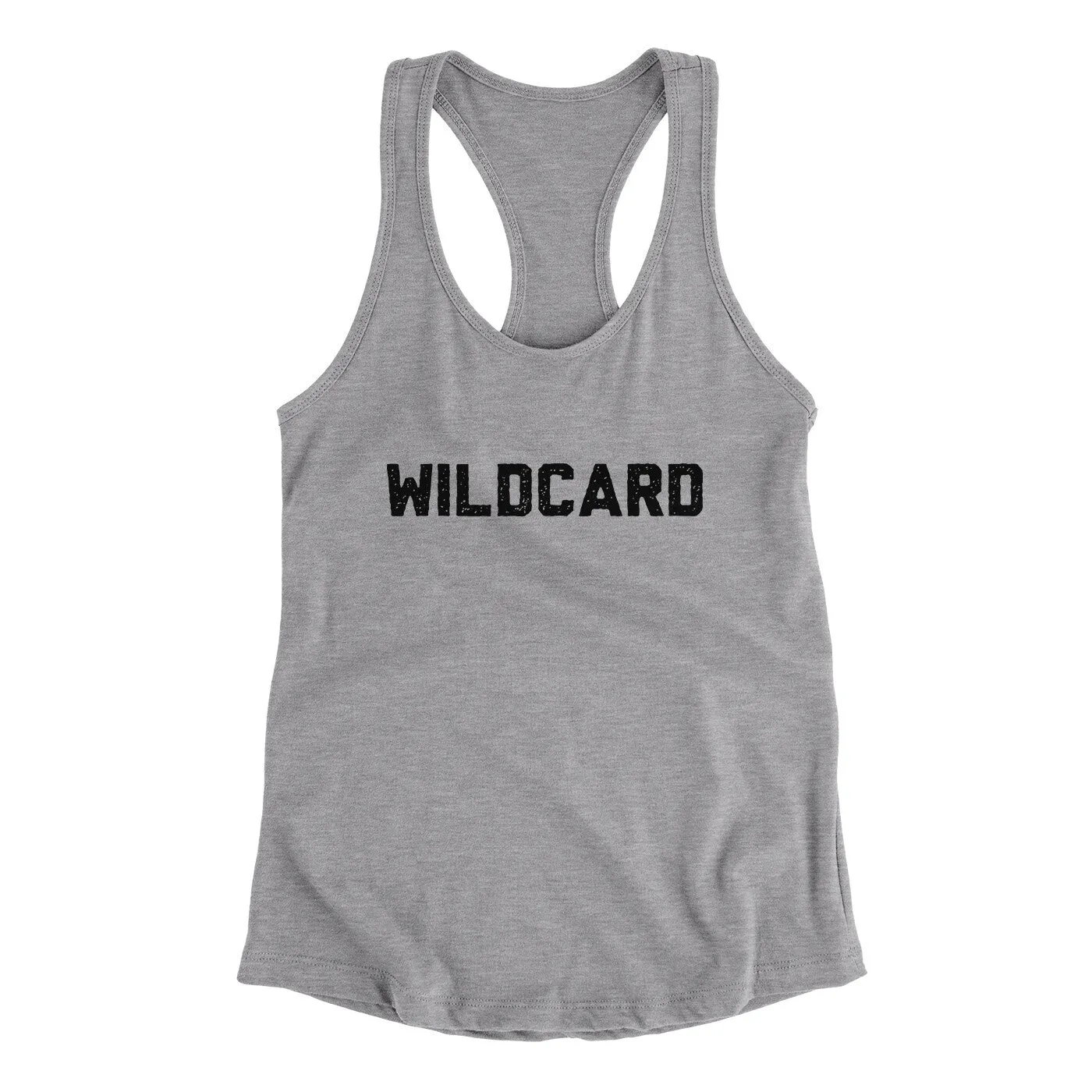 Wildcard Funny Women's Racerback Tank