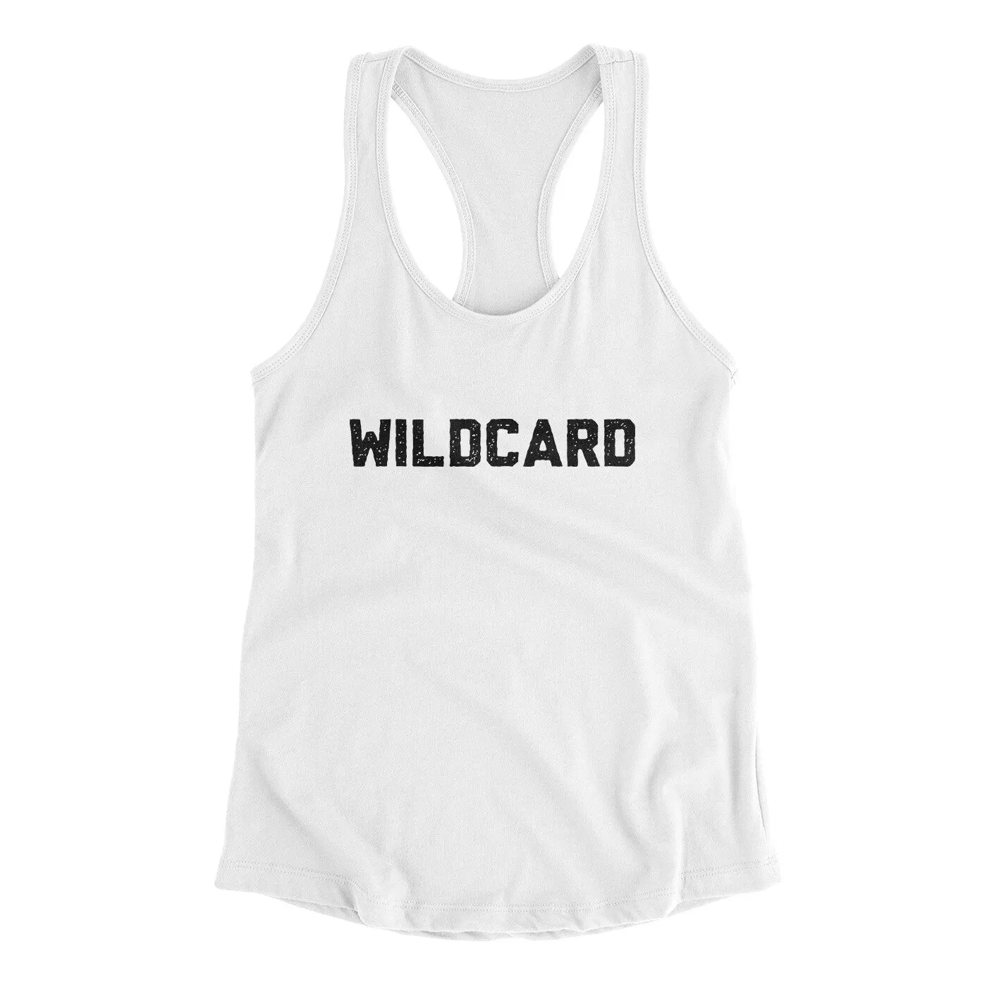 Wildcard Funny Women's Racerback Tank