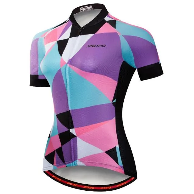Women Cycling Jersey ProTeam Ciclismo Cycling Clothing Summer Youth Bicycle Shirt Mtb Maillot Bike jersey Top Pink Green Black