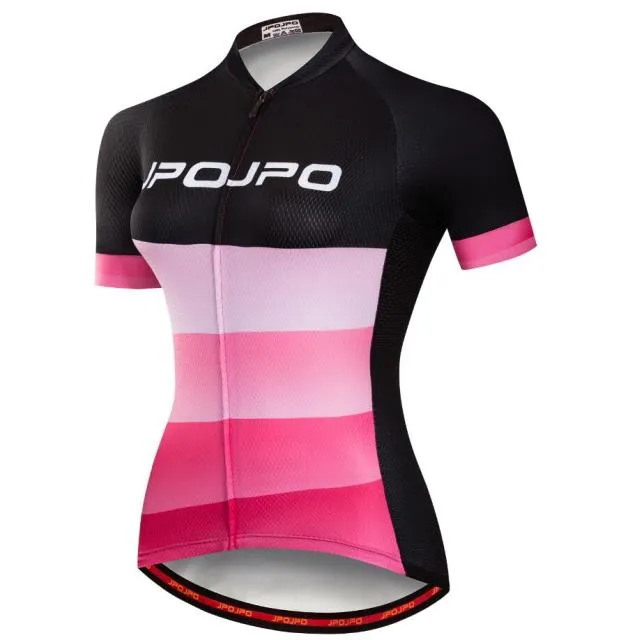 Women Cycling Jersey ProTeam Ciclismo Cycling Clothing Summer Youth Bicycle Shirt Mtb Maillot Bike jersey Top Pink Green Black