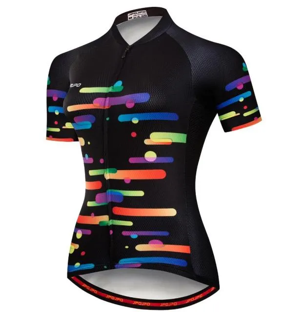 Women Cycling Jersey ProTeam Ciclismo Cycling Clothing Summer Youth Bicycle Shirt Mtb Maillot Bike jersey Top Pink Green Black