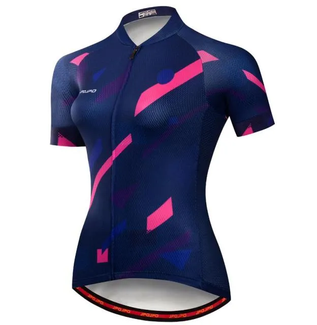 Women Cycling Jersey ProTeam Ciclismo Cycling Clothing Summer Youth Bicycle Shirt Mtb Maillot Bike jersey Top Pink Green Black