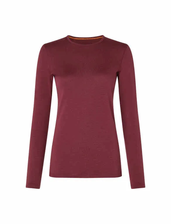 WOMEN'S 260 TECH LONG SLEEVE CREW - PORT