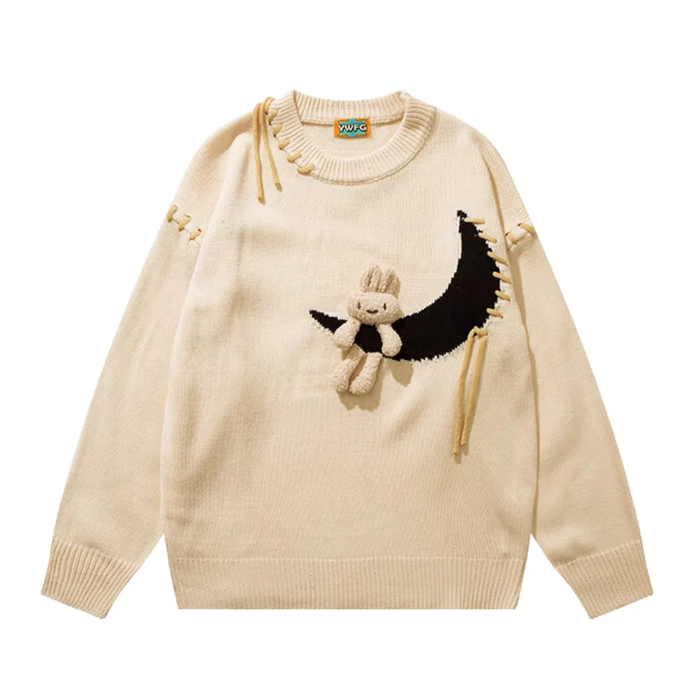 Women's 3D Rabbit Sweater