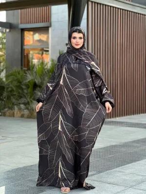 Women's basdal made of wooded satin