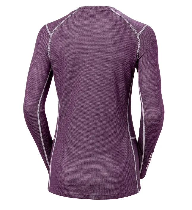 WOMEN'S LIFA MERINO MIDWEIGHT CREW - AMETHYST