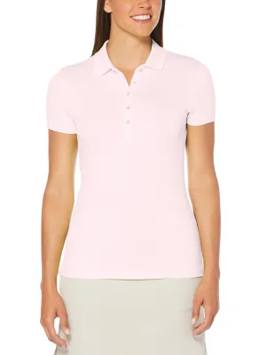Womens Micro Hex Solid Polo