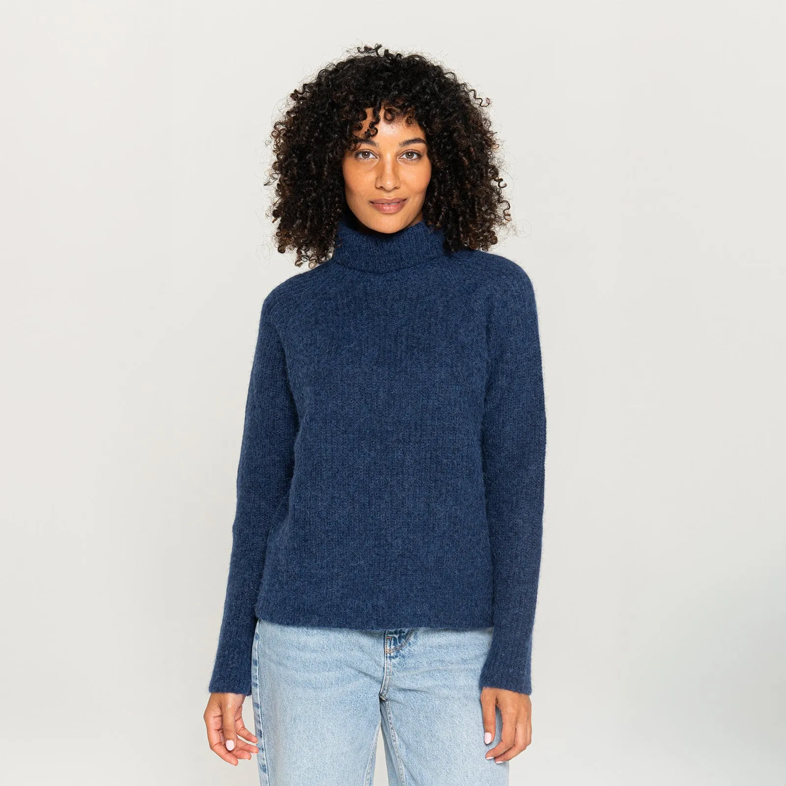 Women's Ribbed Turtleneck Sweater