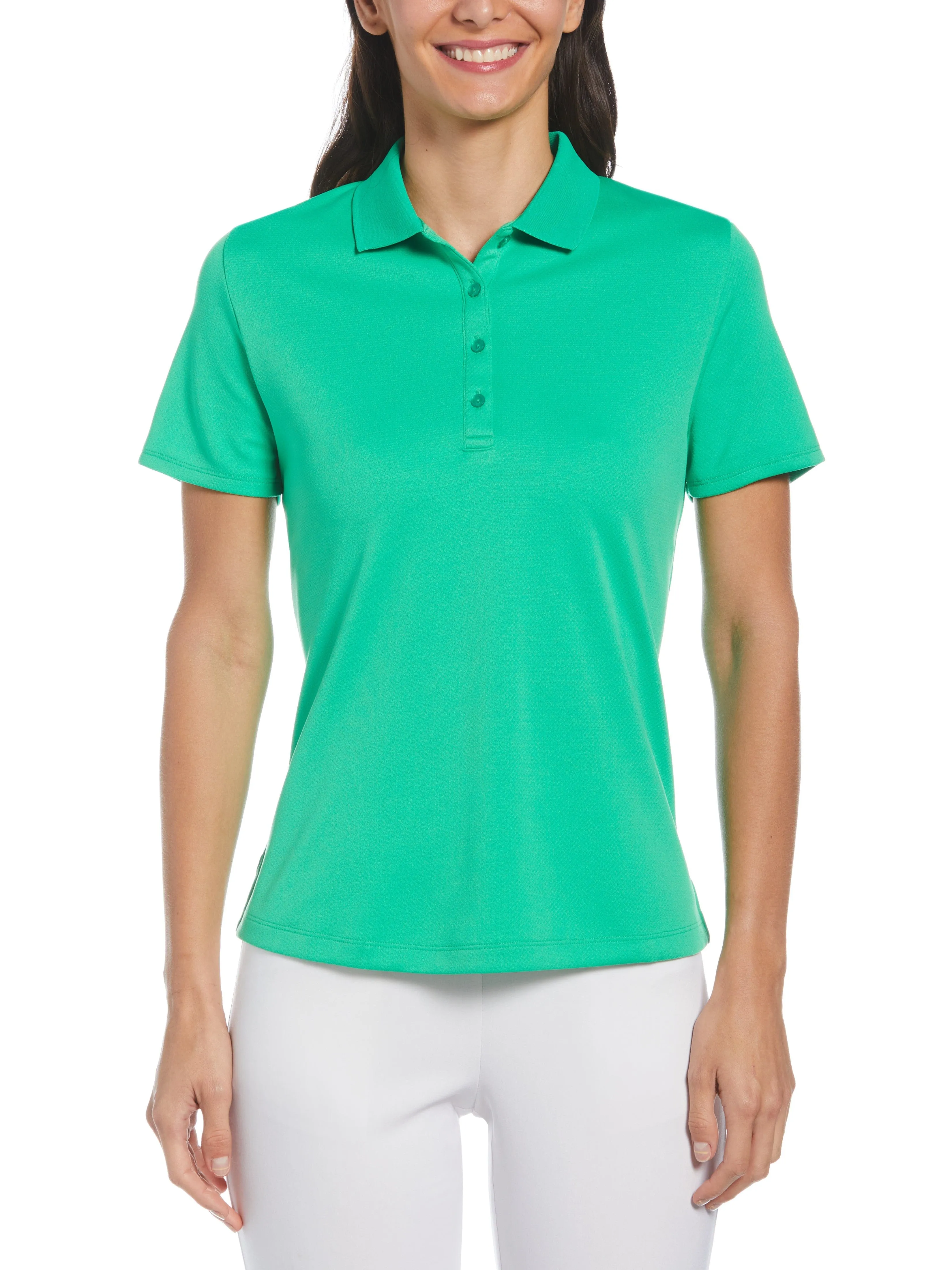Womens Solid Swing Tech™ Polo