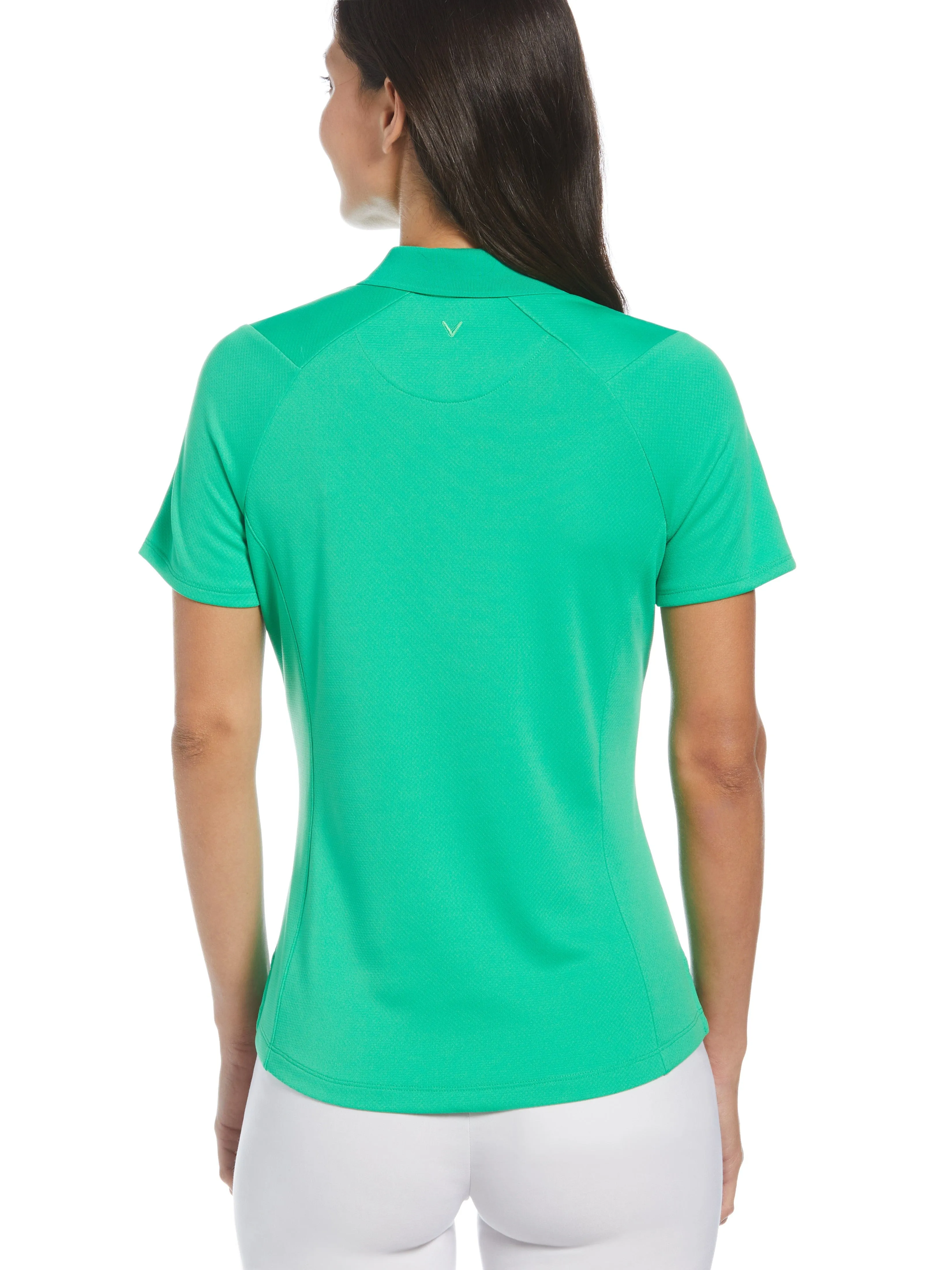 Womens Solid Swing Tech™ Polo