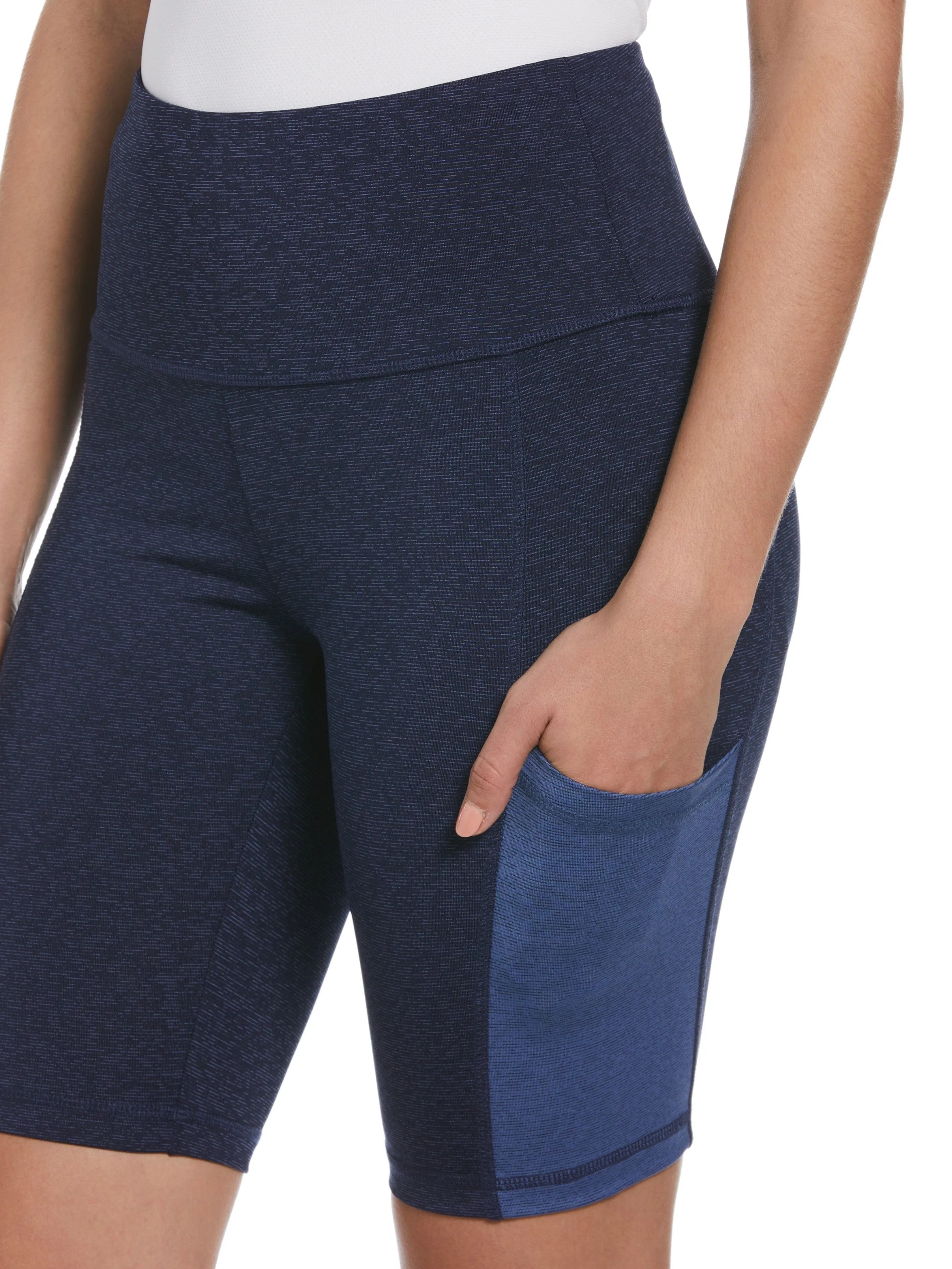 Women's Space Dye 9" Biker Golf Short with Pockets