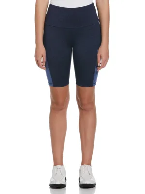 Women's Space Dye 9" Biker Golf Short with Pockets