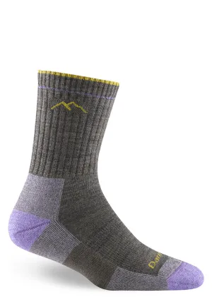 Women's Taupe Cushioned Wool Hiking Socks