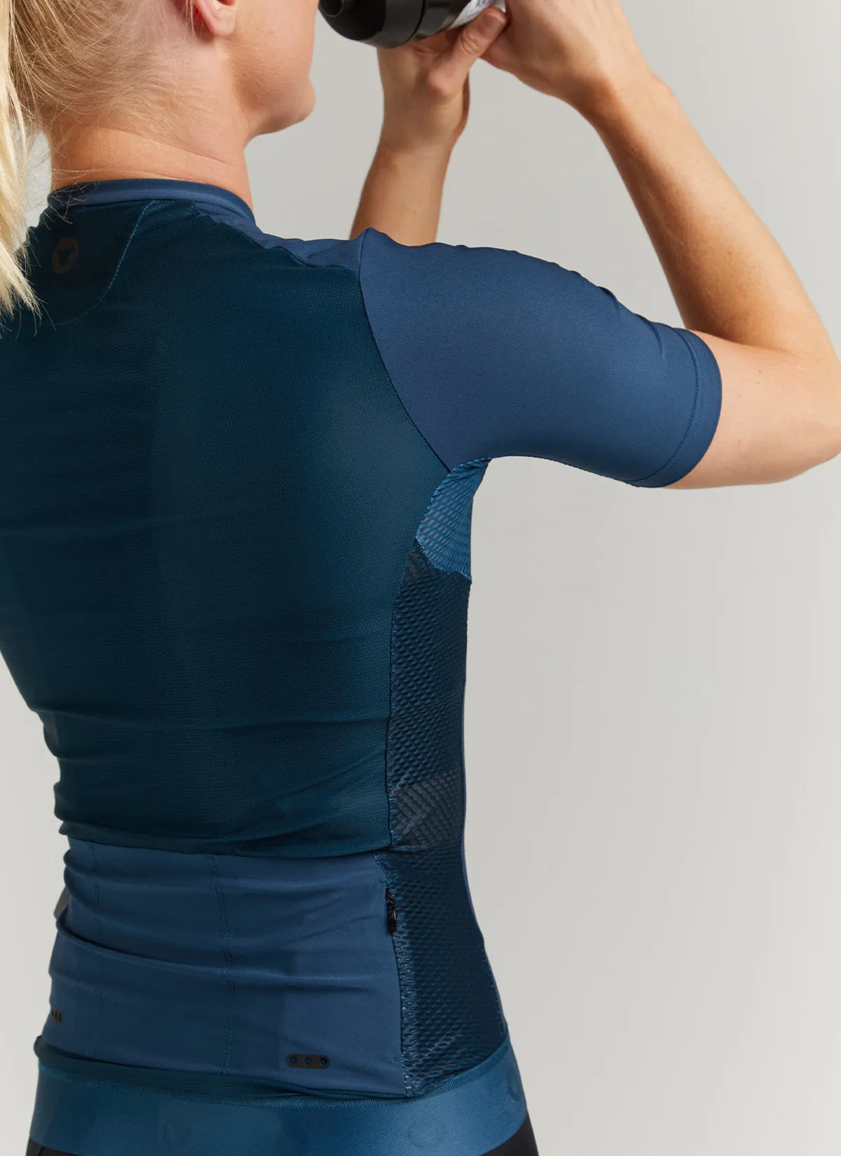 Women's Team SS Jersey - Indigo Blue